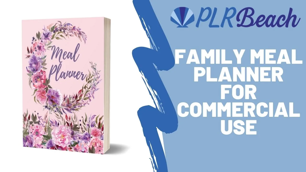 boho blooms family meal print and digital planner bundle (1)