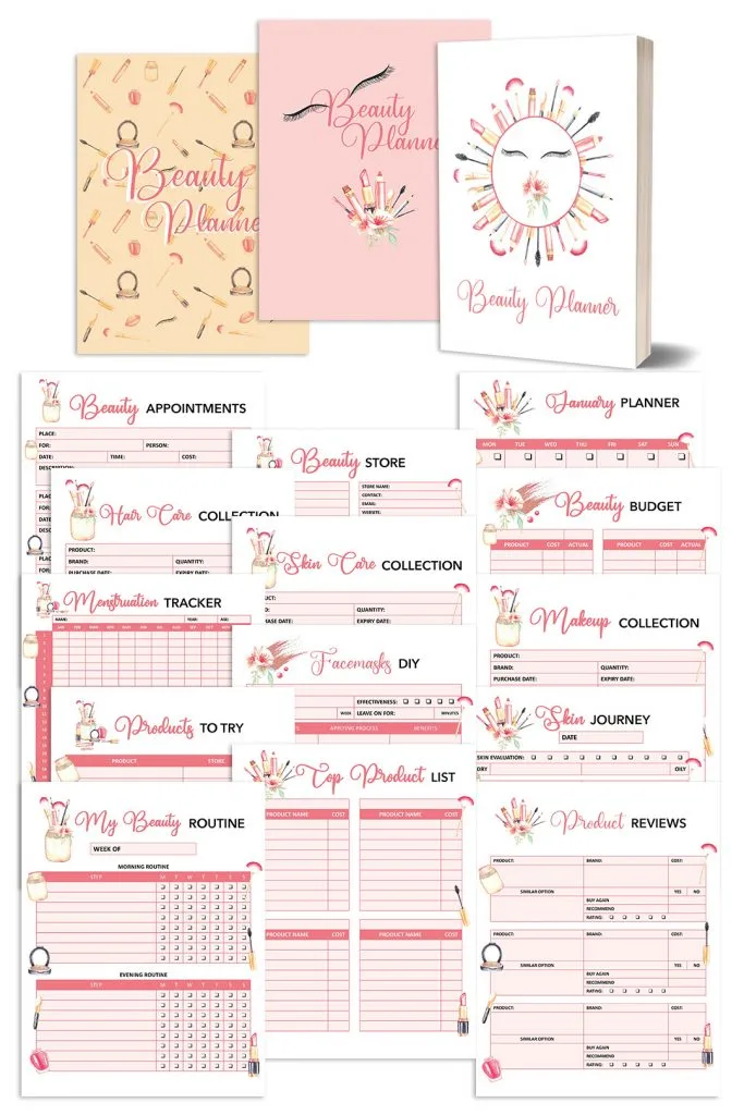 girl you're gorgeous beauty planner