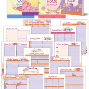 rainbow roses home planner