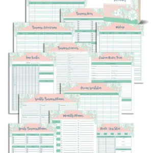 small business planner - indesign-affinity templates