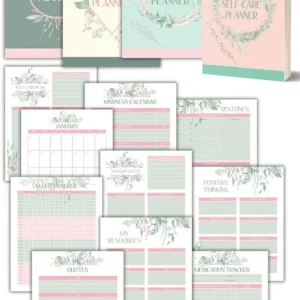spa self-care planner